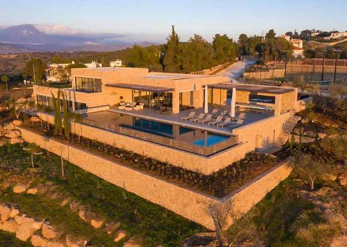 Villa Alchaca - New Magnificent With Infinity Pool & Tennis Koilás